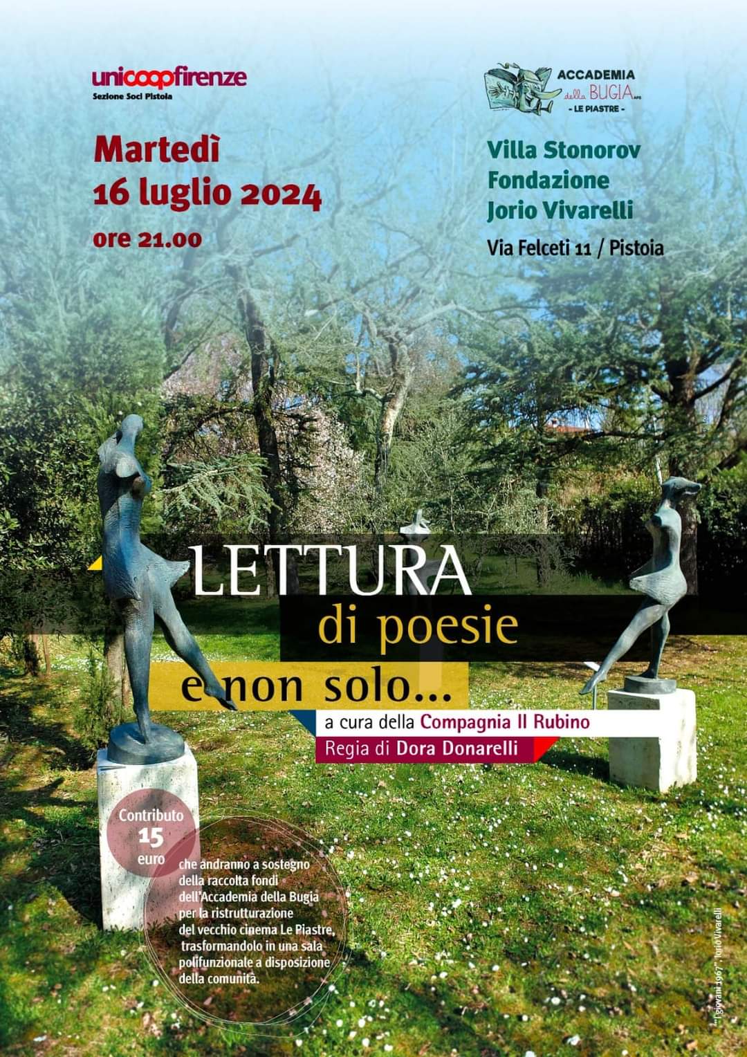 LETTURA DI POESIE E NON SOLO….